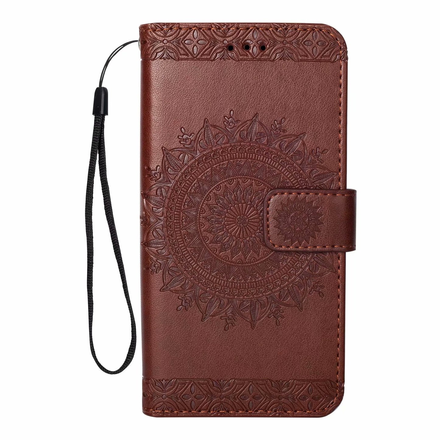 Pleated Totem Embossed Phone Case for Samsung  LG K10 2017 Case leather