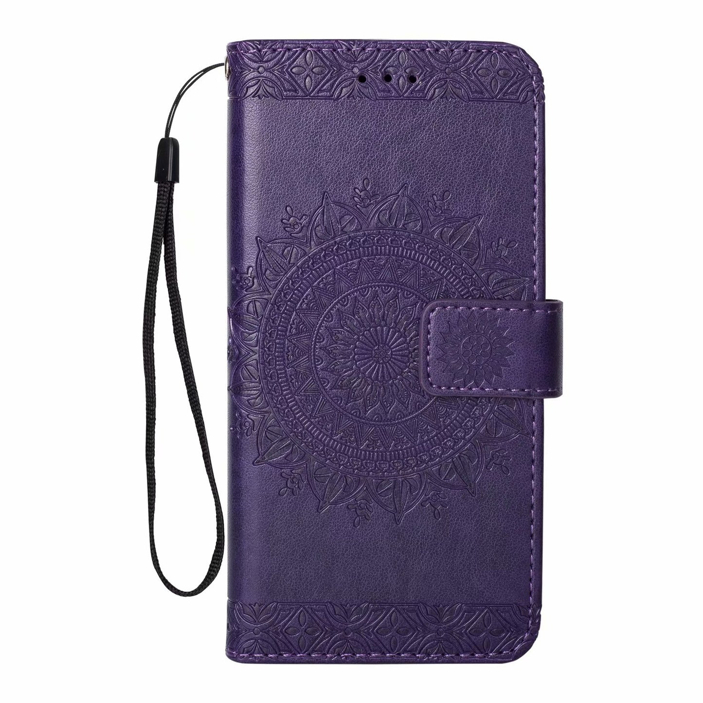 Pleated Totem Embossed Phone Case for  sony XA2 comp Case leather