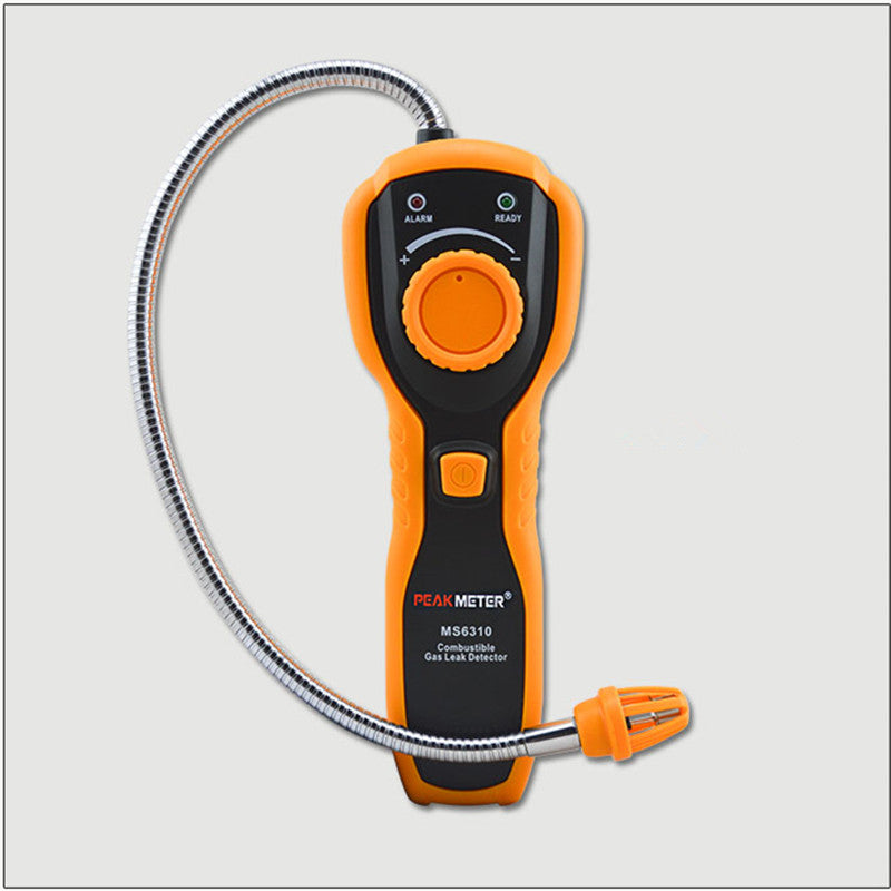 Portable Combustible Gas Leak Detector Natural Gas Propane Gas Analyzer With Sound Light Alarm HYELEC MS6310