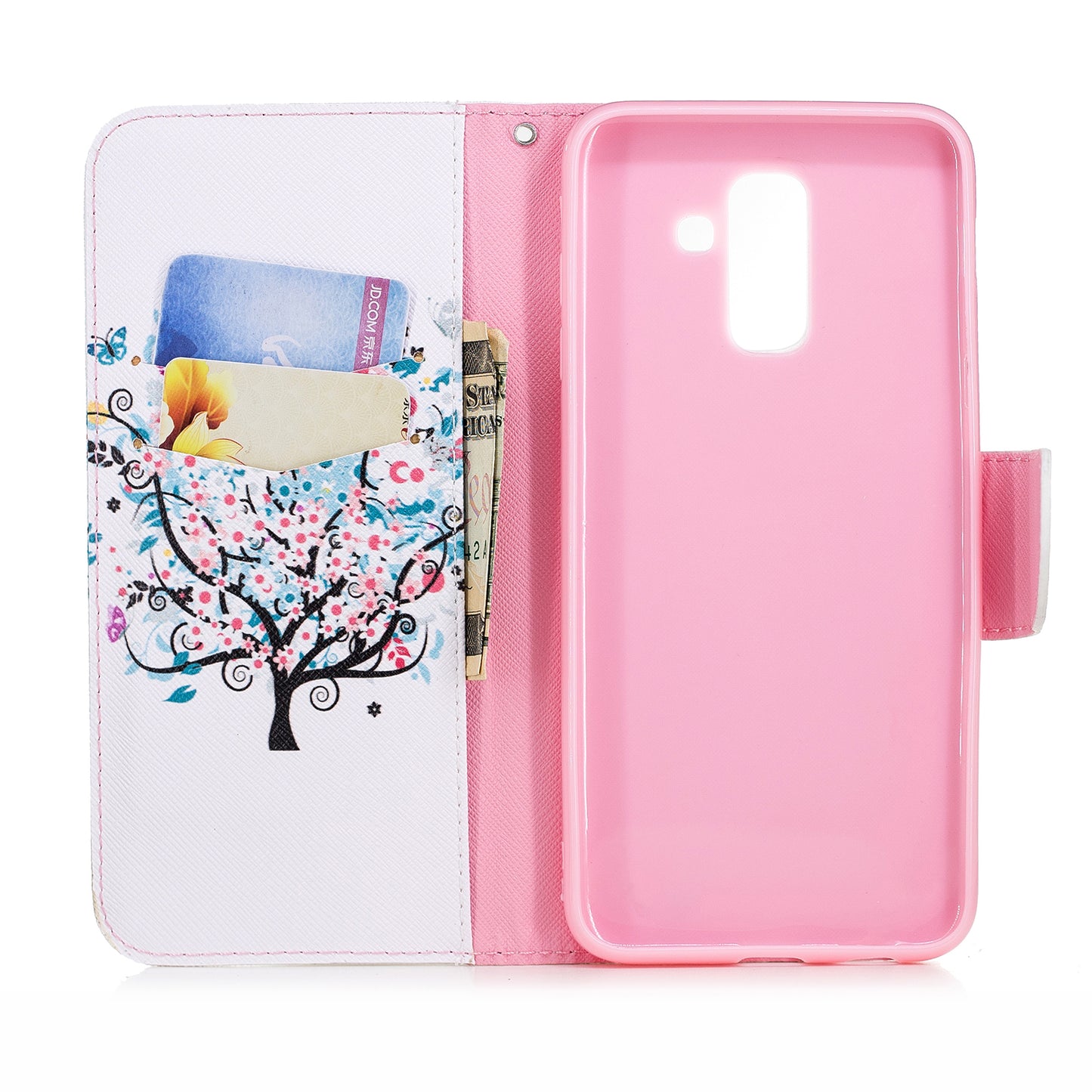 3D Painted Master Map For SAMSUNG A6 PLUS 2018  Mobile Phone Case LEATHER