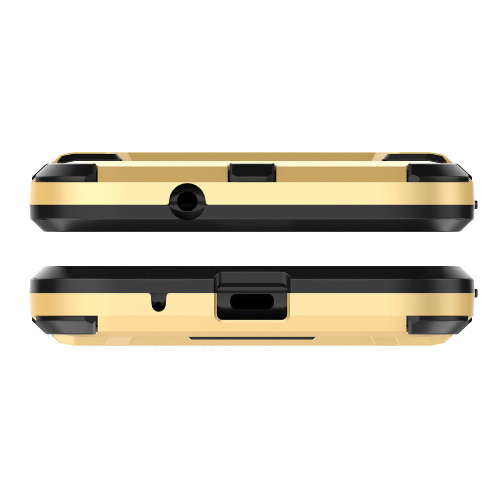 Case for Huawei Y3 2017 with Stand Back Cover Solid Colored Hard PC Material