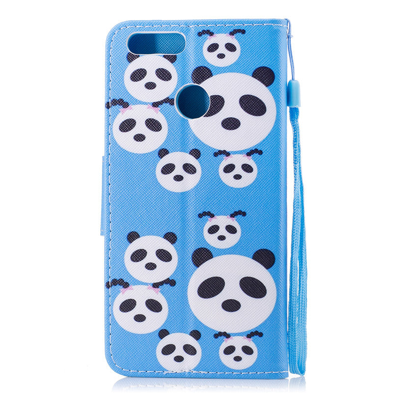 3D Painted Leather Case For Huawei Glory 7X Anti-drop Breathable