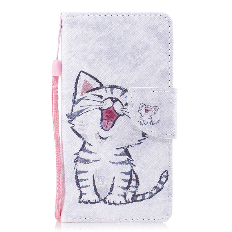 3D Painted Leather Case For SASMUNG GALAXY A3/A5 Anti-drop Breathable