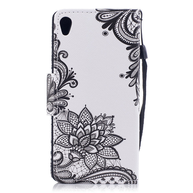 3D Painted Leather Case For SONY XA1/XA    Anti-drop Breathable