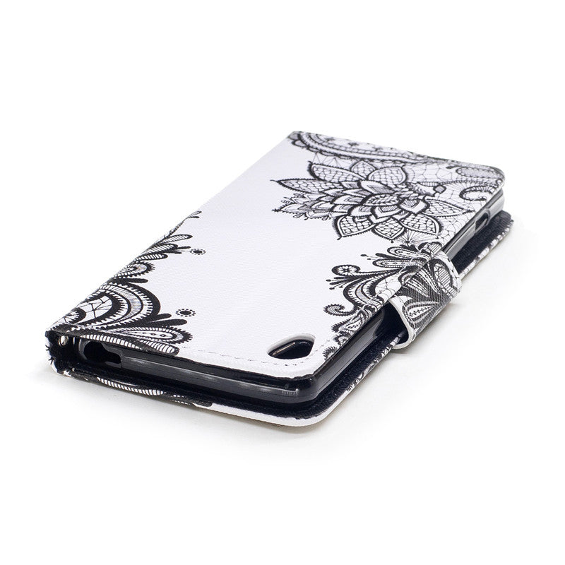 3D Painted Leather Case For SONY XA1/XA    Anti-drop Breathable