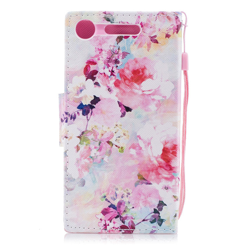 3D Painted Leather Case For SONY X21/ X21 compact  Anti-drop Breathable