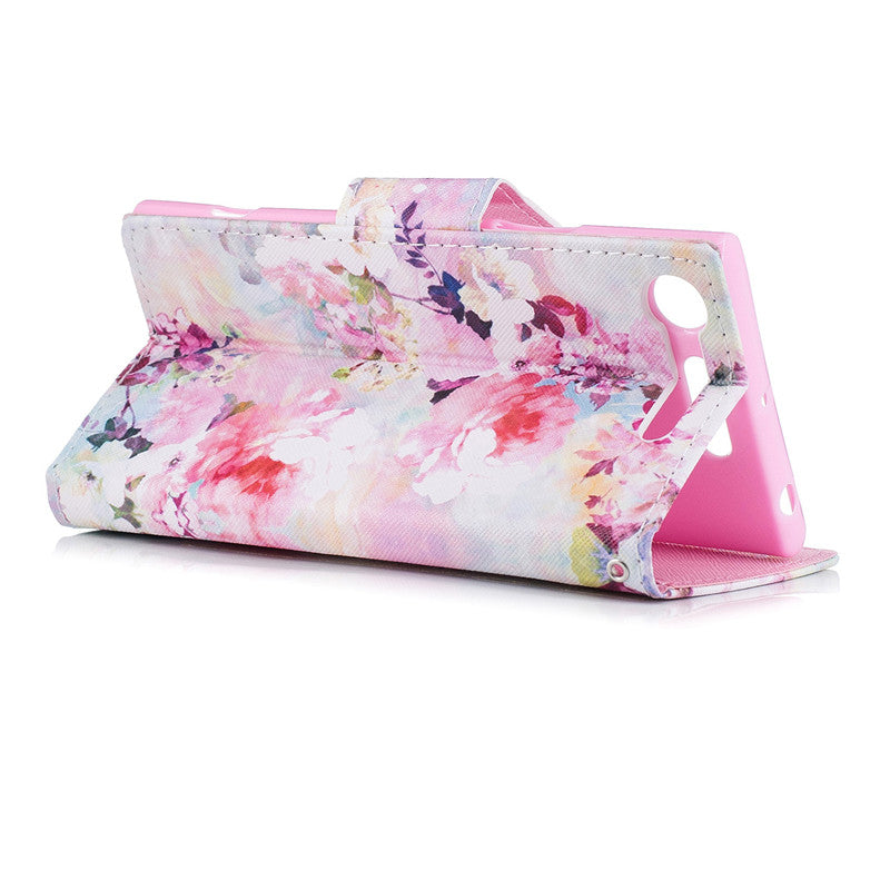 3D Painted Leather Case For SONY X21/ X21 compact  Anti-drop Breathable