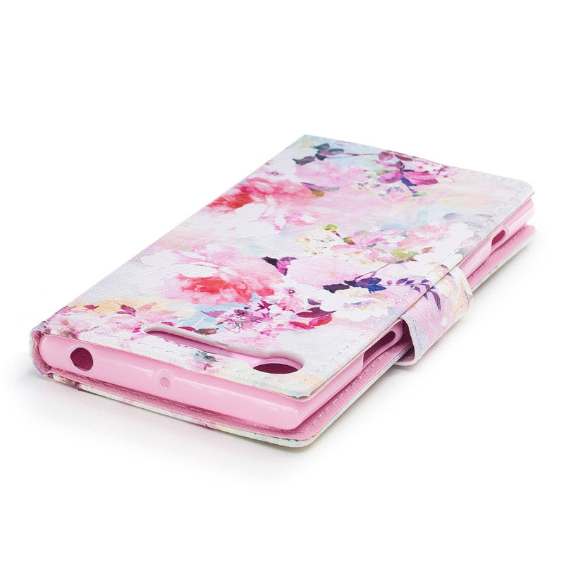 3D Painted Leather Case For SONY X21/ X21 compact  Anti-drop Breathable