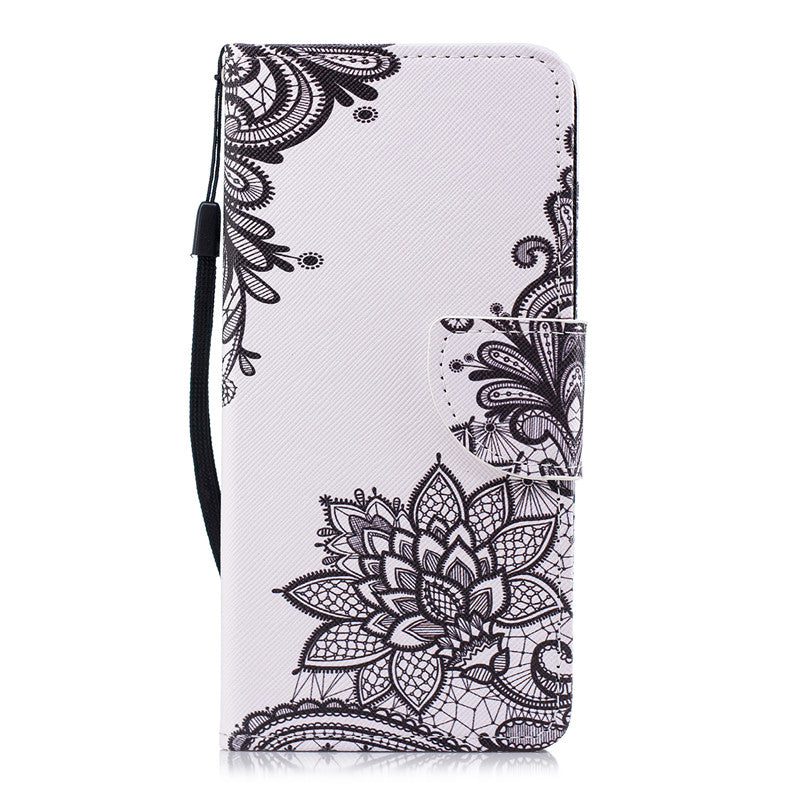 Painted Leather Case For Huawei Honor 7c Anti-drop Breathable