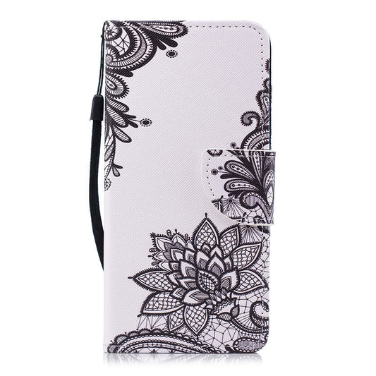 Painted Leather Case For Huawei Honor 7c Anti-drop Breathable