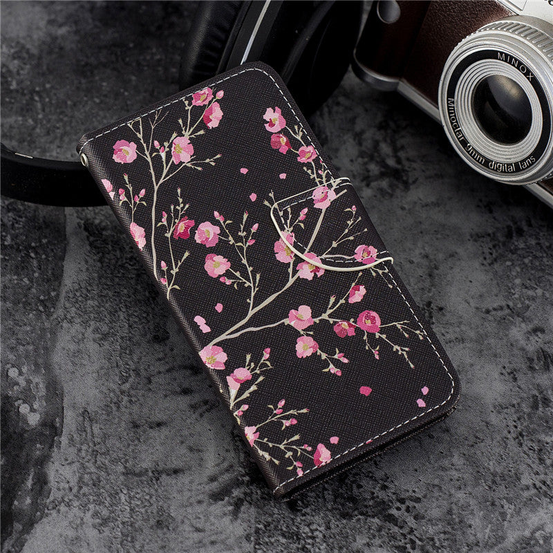 Painted Leather Case For LG K10 2017 European version  Anti-drop Breathable