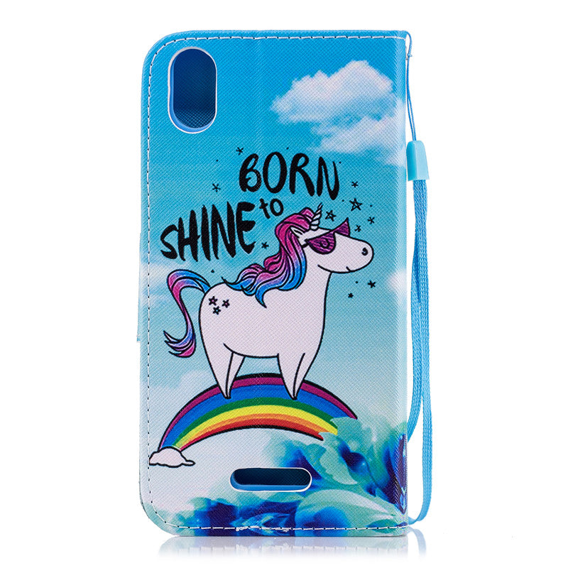 Painted Leather Case For WIKO lenny 4 plus   Anti-drop Breathable