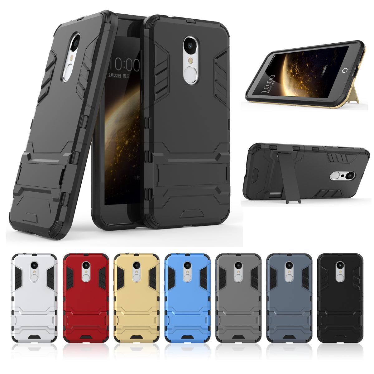 Case with Stand Back Cover Solid Colored Hard PC Material  for 360 N5