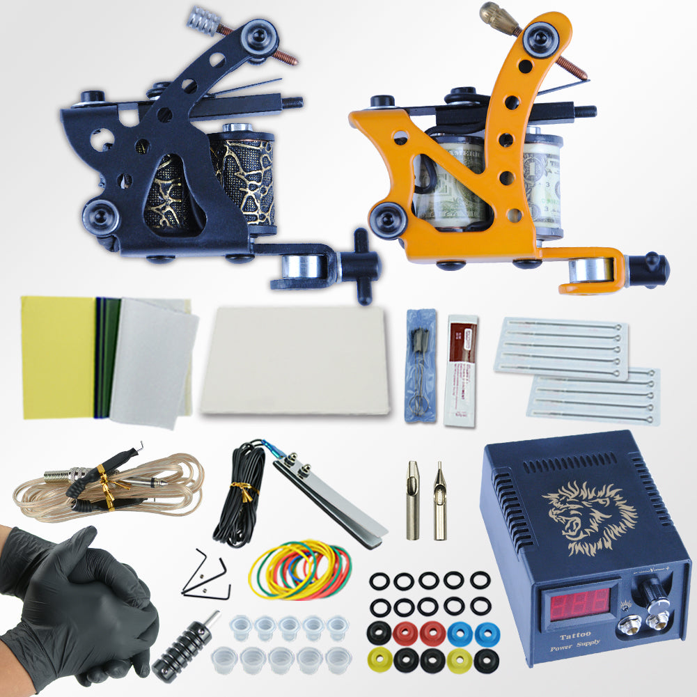 Tattoo Kit 2 Machine Tattoo Power Supply Tattoo Accessories Body Art