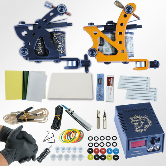 Tattoo Kit 2 Machine Tattoo Power Supply Tattoo Accessories Body Art
