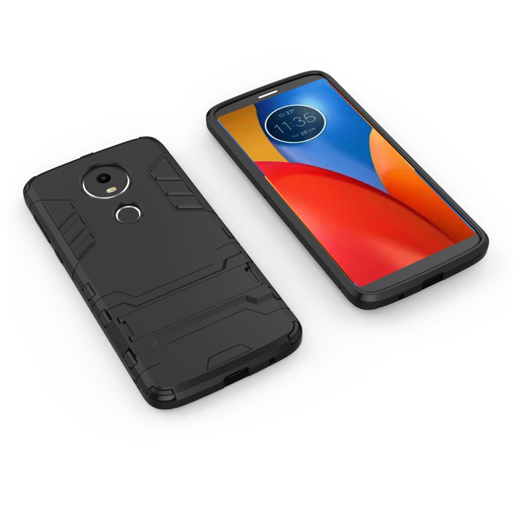 Case with Stand Back Cover Solid Colored Hard PC Material  for MOTO E5 Plus