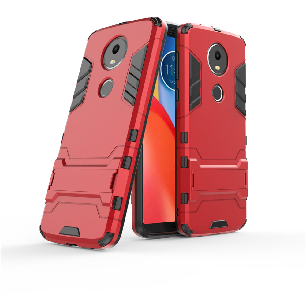 Case with Stand Back Cover Solid Colored Hard PC Material  for MOTO E5 Plus