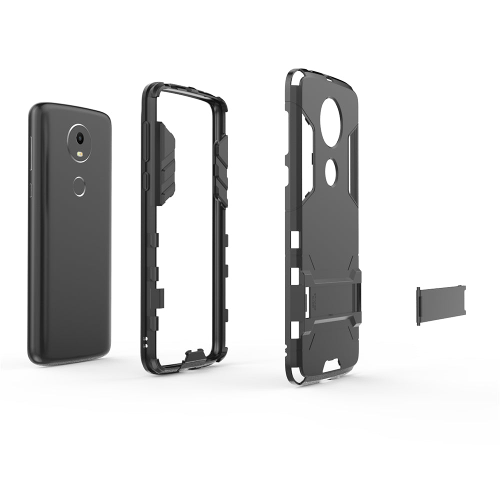Case with Stand Back Cover Solid Colored Hard PC Material  for MOTO E5 Plus