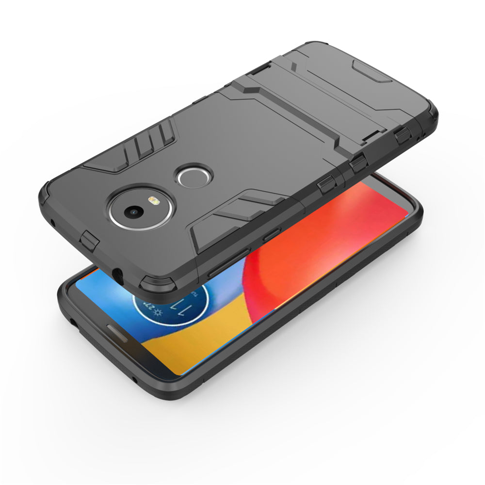 Case with Stand Back Cover Solid Colored Hard PC Material  for MOTO E5 Plus