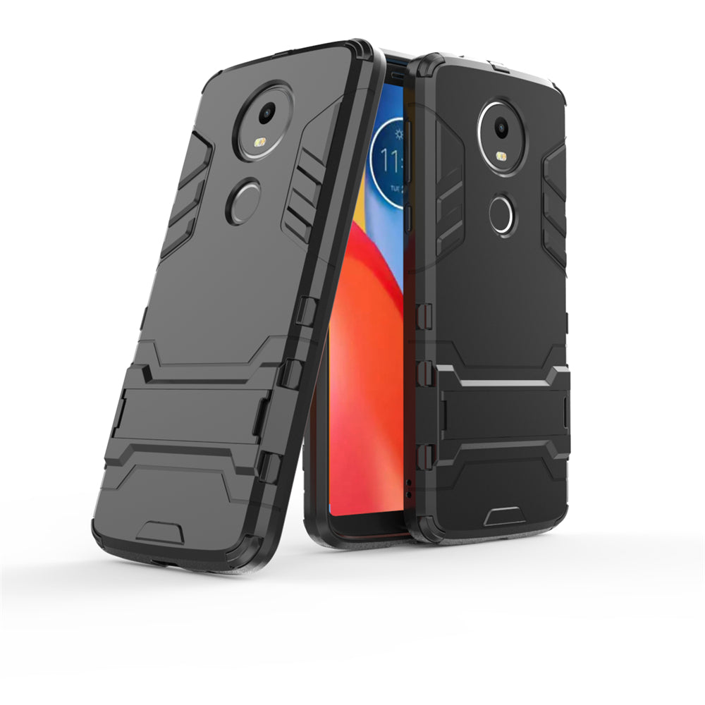 Case with Stand Back Cover Solid Colored Hard PC Material  for MOTO E5 Plus