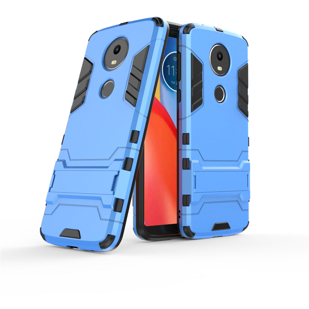 Case with Stand Back Cover Solid Colored Hard PC Material  for MOTO E5 Plus