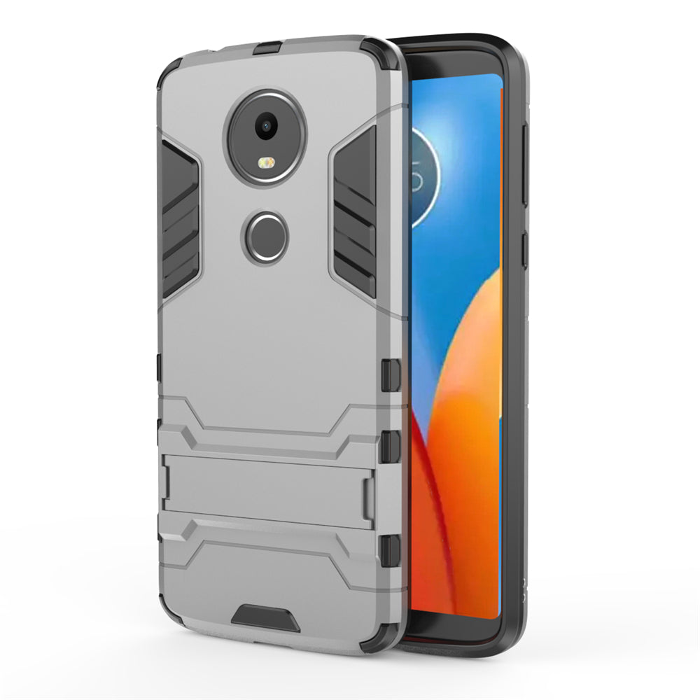 Case with Stand Back Cover Solid Colored Hard PC Material  for MOTO E5 Plus