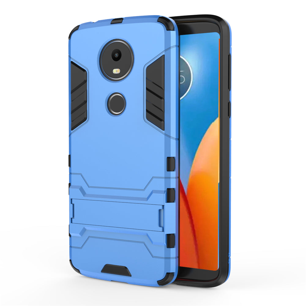 Case with Stand Back Cover Solid Colored Hard PC Material  for MOTO E5 Plus