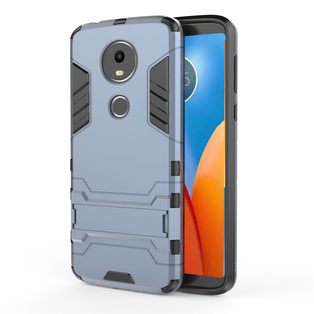 Case with Stand Back Cover Solid Colored Hard PC Material  for MOTO E5 Plus