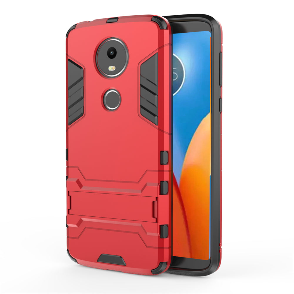 Case with Stand Back Cover Solid Colored Hard PC Material  for MOTO E5 Plus
