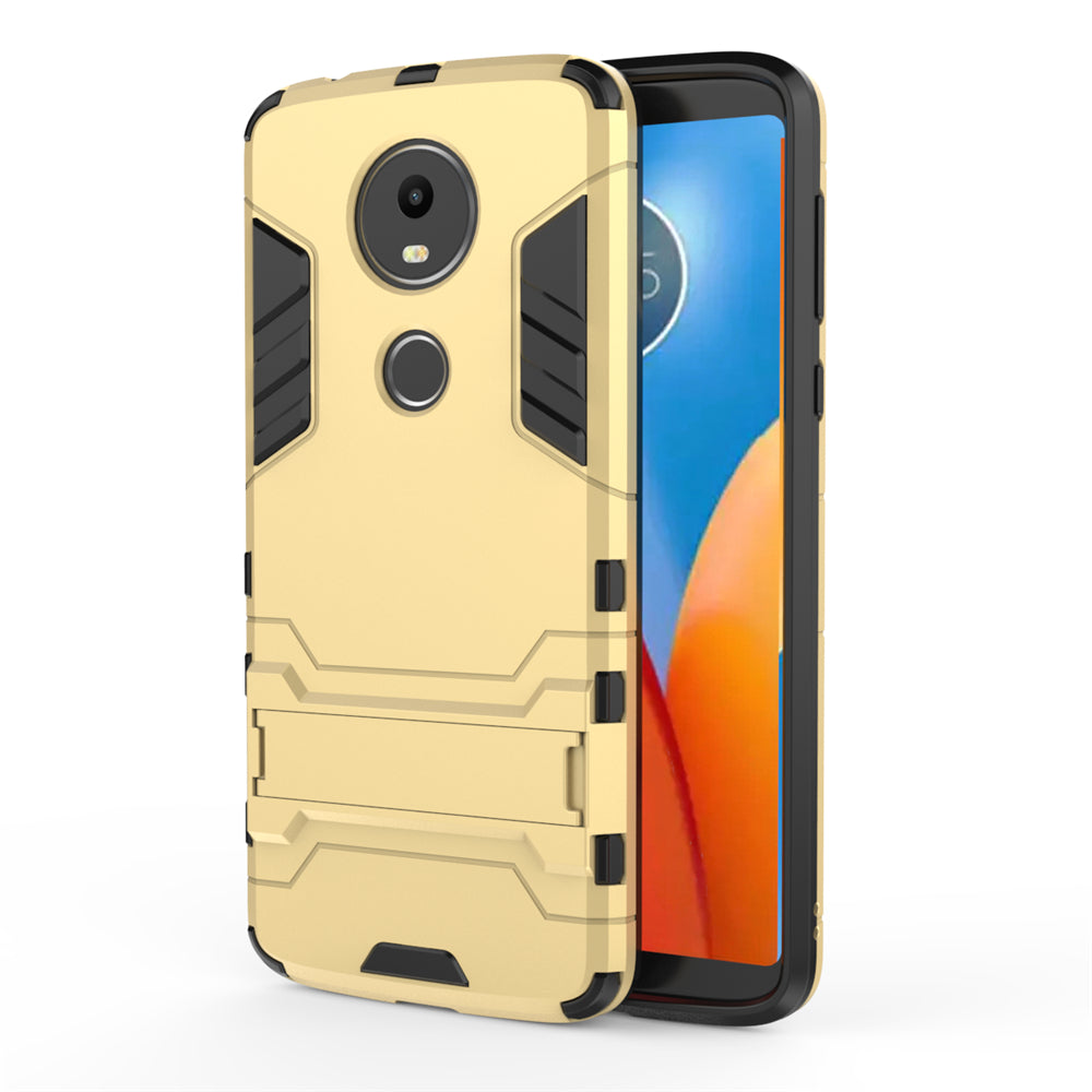 Case with Stand Back Cover Solid Colored Hard PC Material  for MOTO E5 Plus