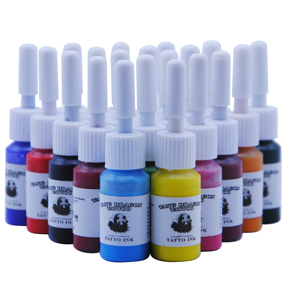 Beauty & Health Tattoo Kit Set 20 Colors Ink Power Supply Beginner Kits