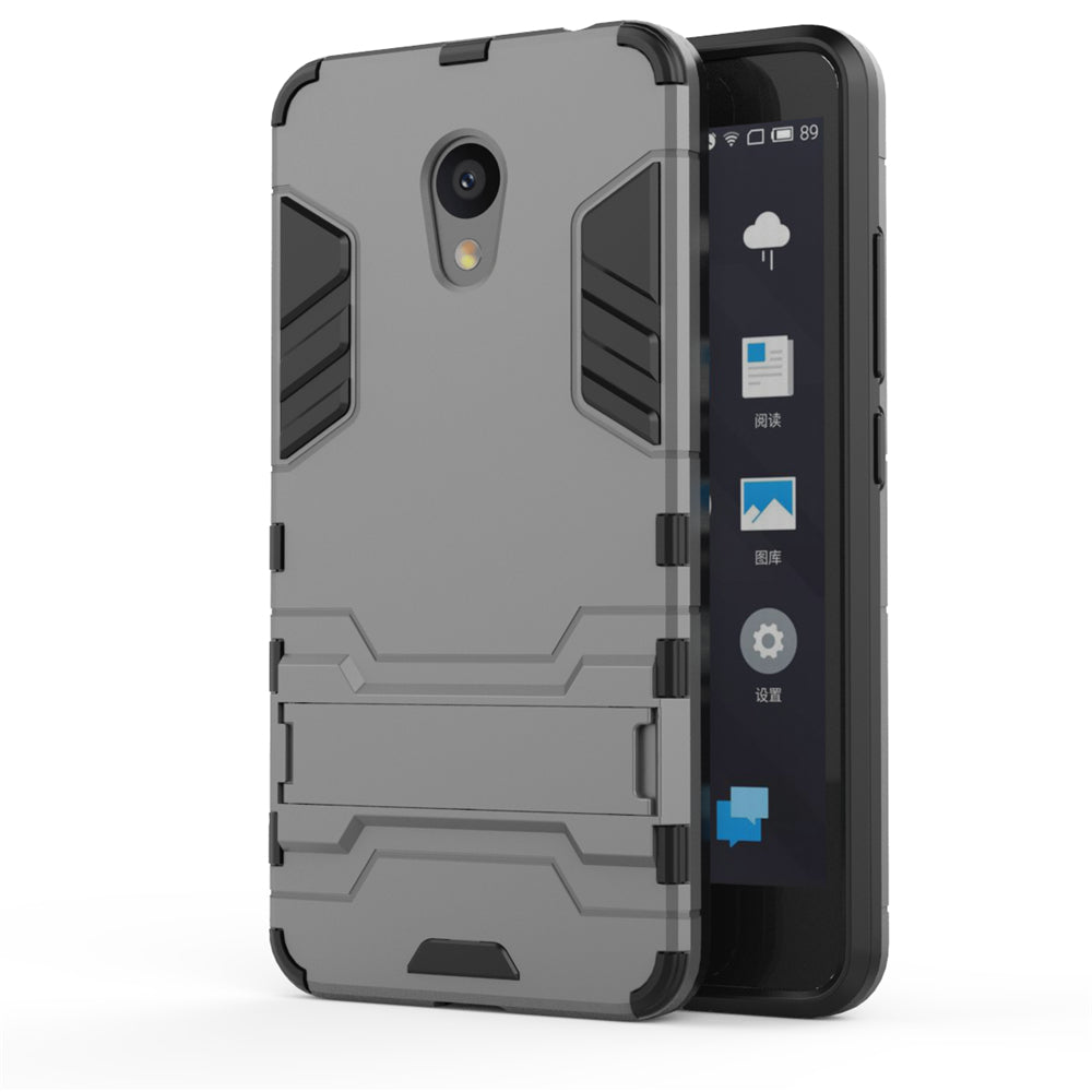Case with Stand Back Cover Solid Colored Hard PC Material  for MEIZU Meilan 5C