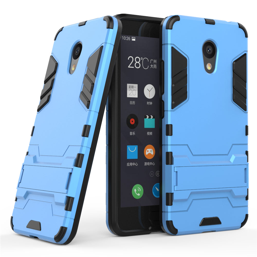 Case with Stand Back Cover Solid Colored Hard PC Material  for MEIZU Meilan 5C
