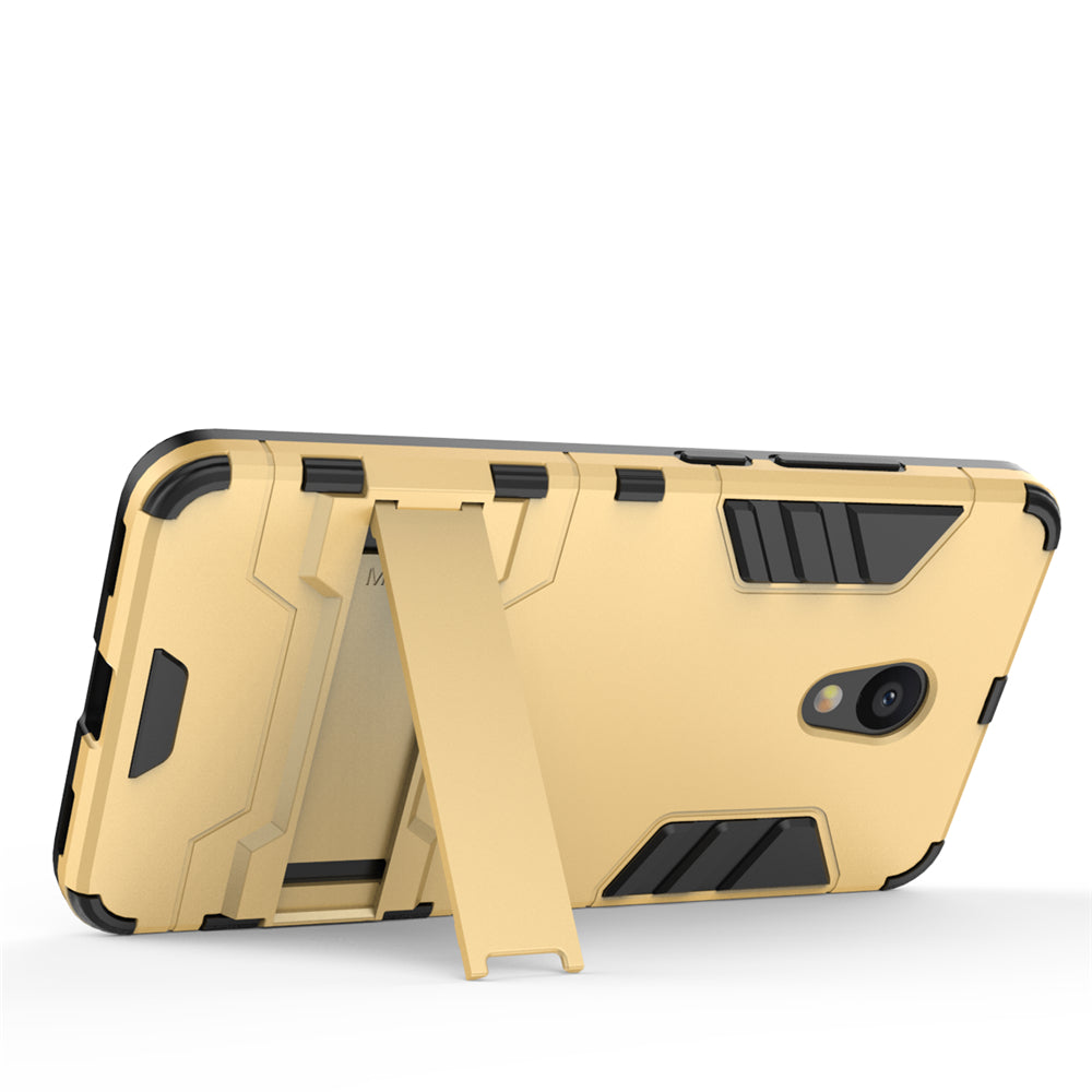 Case with Stand Back Cover Solid Colored Hard PC Material  for MEIZU Meilan 5C