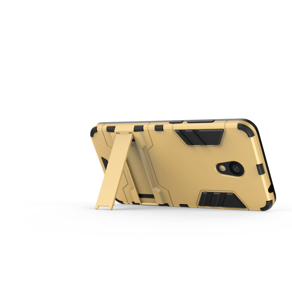 Case with Stand Back Cover Solid Colored Hard PC Material  for MEIZU Meilan 5C