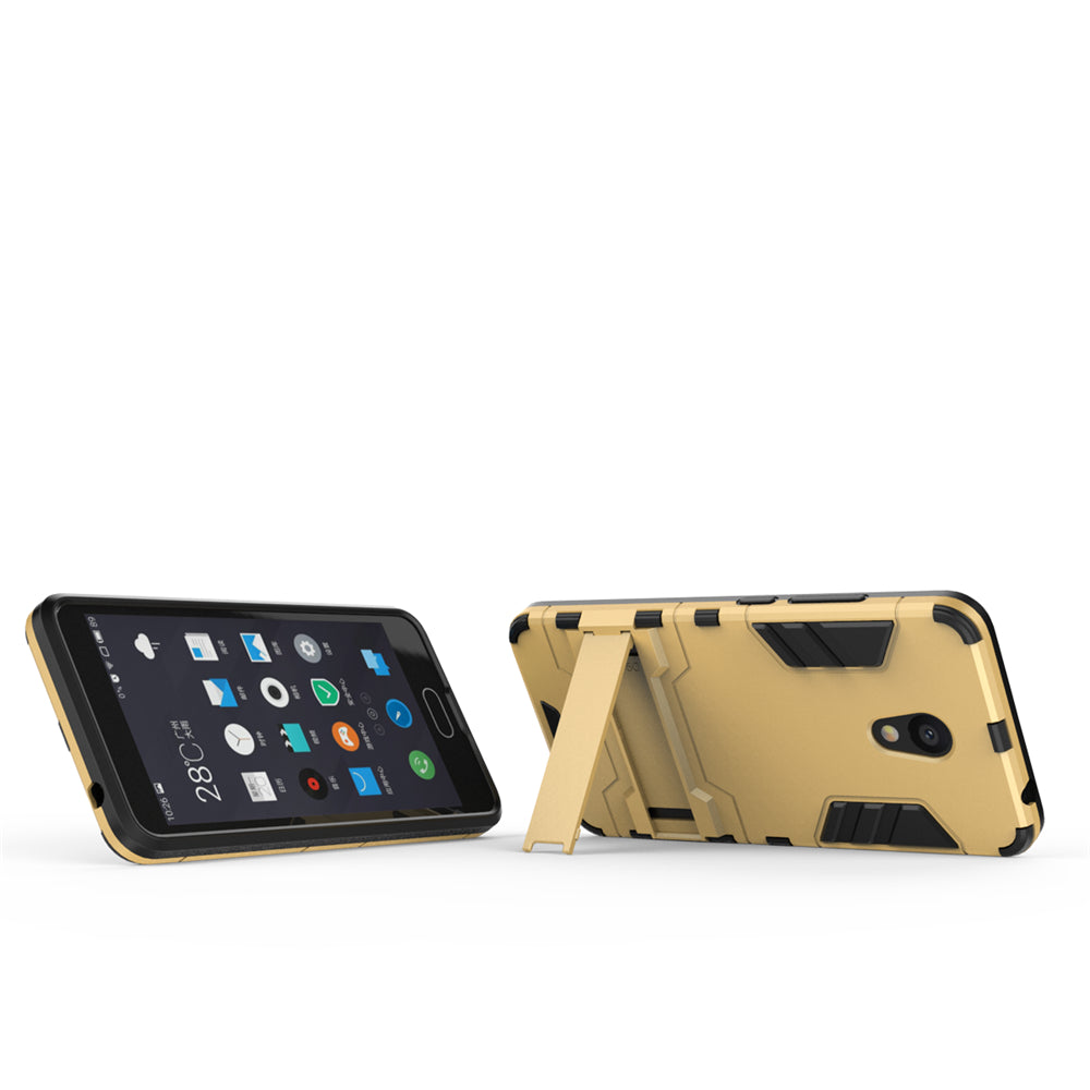 Case with Stand Back Cover Solid Colored Hard PC Material  for MEIZU Meilan 5C