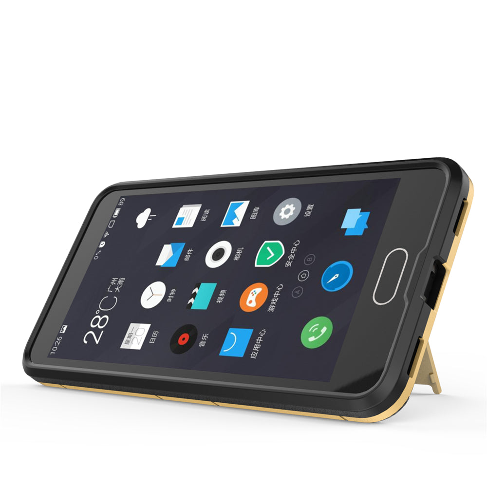 Case with Stand Back Cover Solid Colored Hard PC Material  for MEIZU Meilan 5C