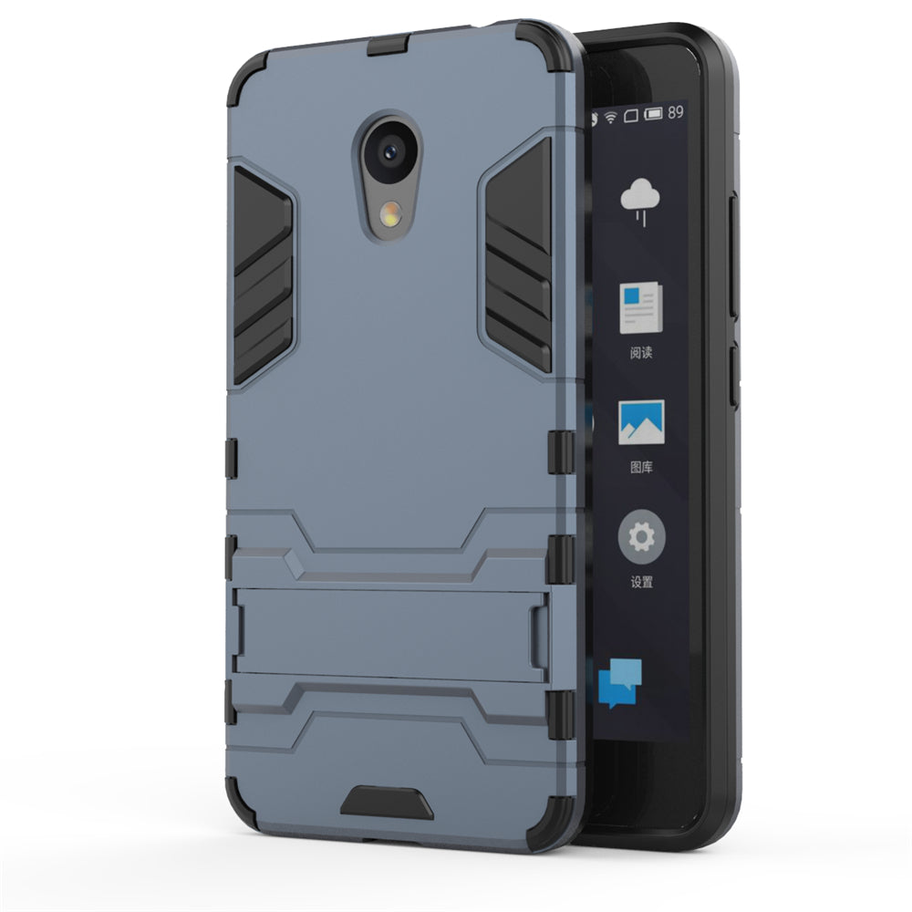 Case with Stand Back Cover Solid Colored Hard PC Material  for MEIZU Meilan 5C