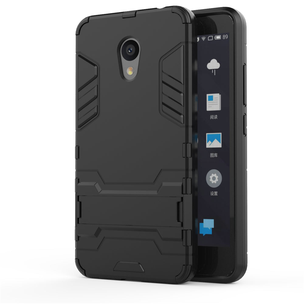 Case with Stand Back Cover Solid Colored Hard PC Material  for MEIZU Meilan 5C