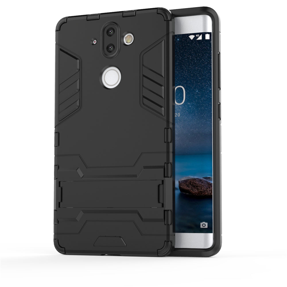 Case with Stand Back Cover Solid Colored Hard PC Material  for Nokia 9