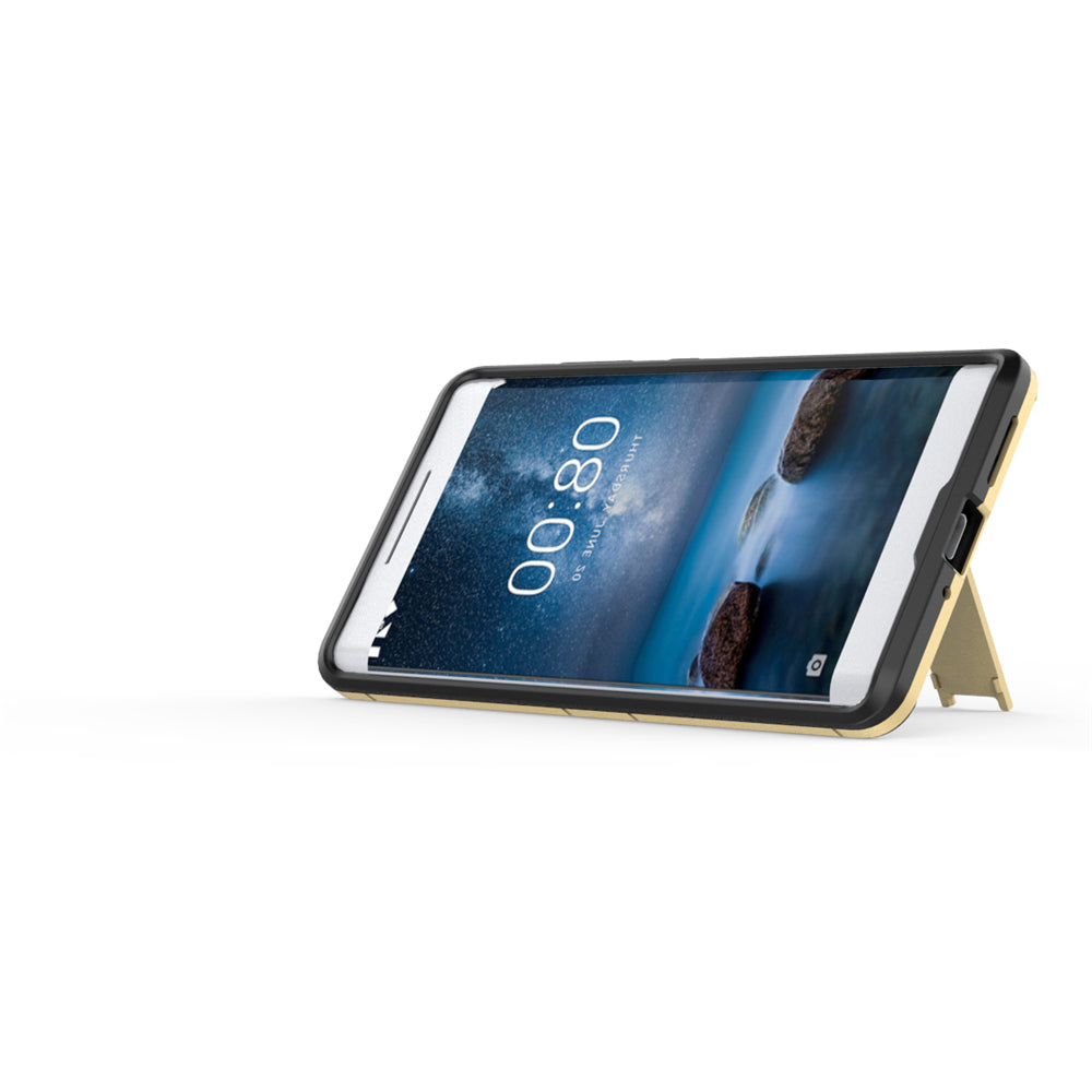 Case with Stand Back Cover Solid Colored Hard PC Material  for Nokia 9