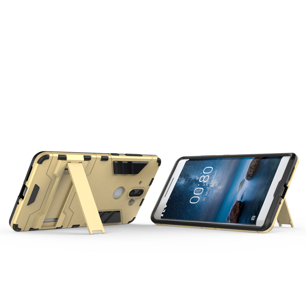 Case with Stand Back Cover Solid Colored Hard PC Material  for Nokia 9