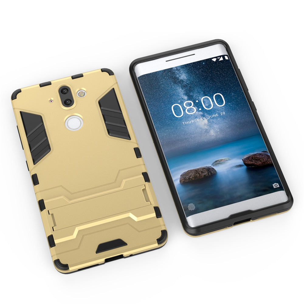 Case with Stand Back Cover Solid Colored Hard PC Material  for Nokia 9
