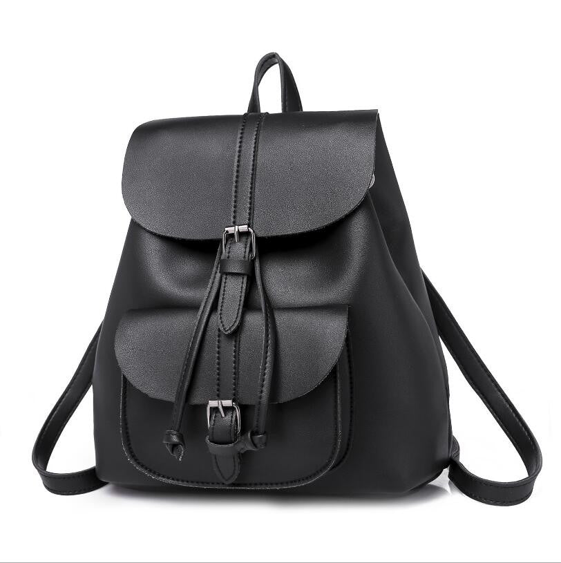 New retro handbags fashion pu women's backpack leisure travel shoulder bag Mochila