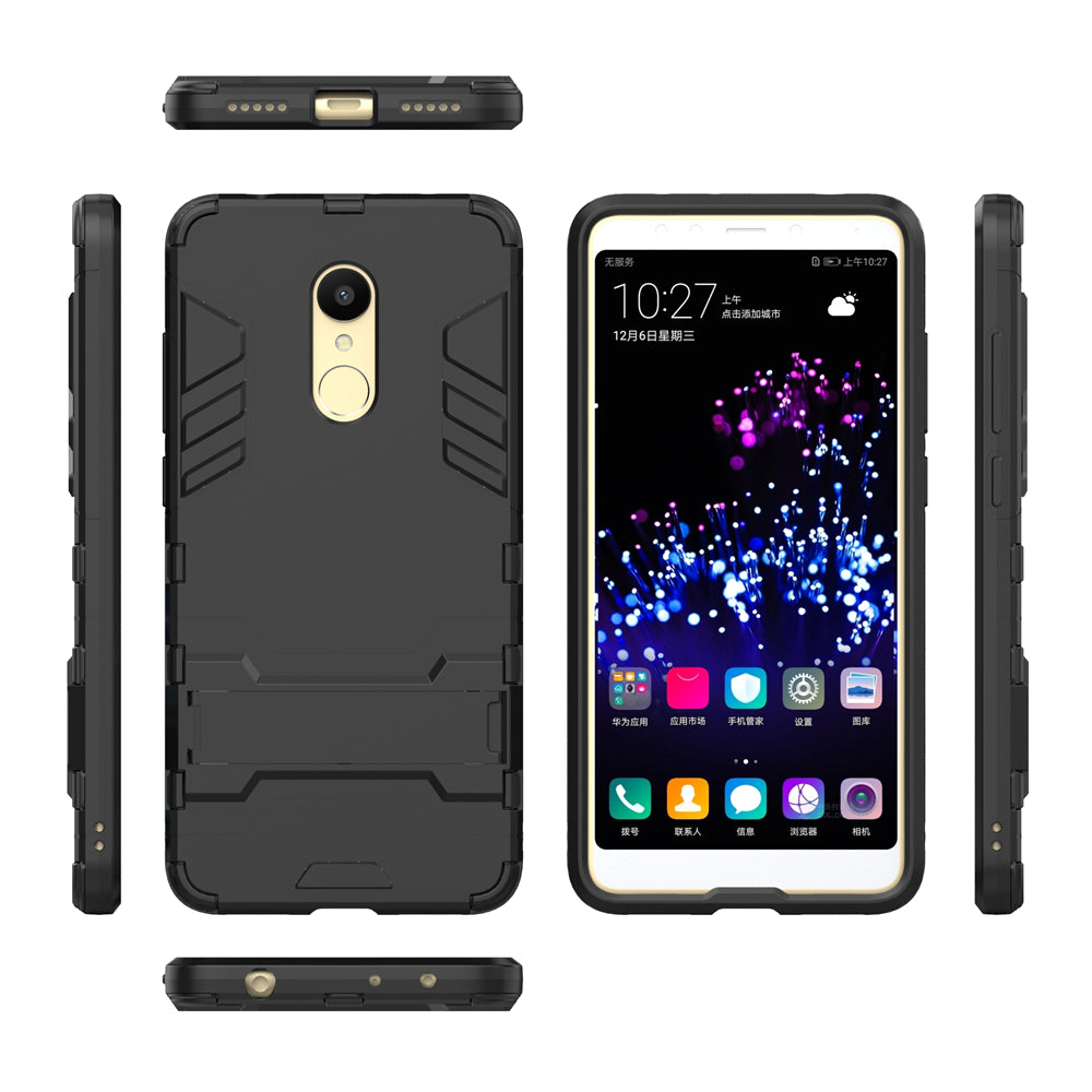 Case with Stand Back Cover Solid Colored Hard PC Material  for Xiaomi Redmi 5