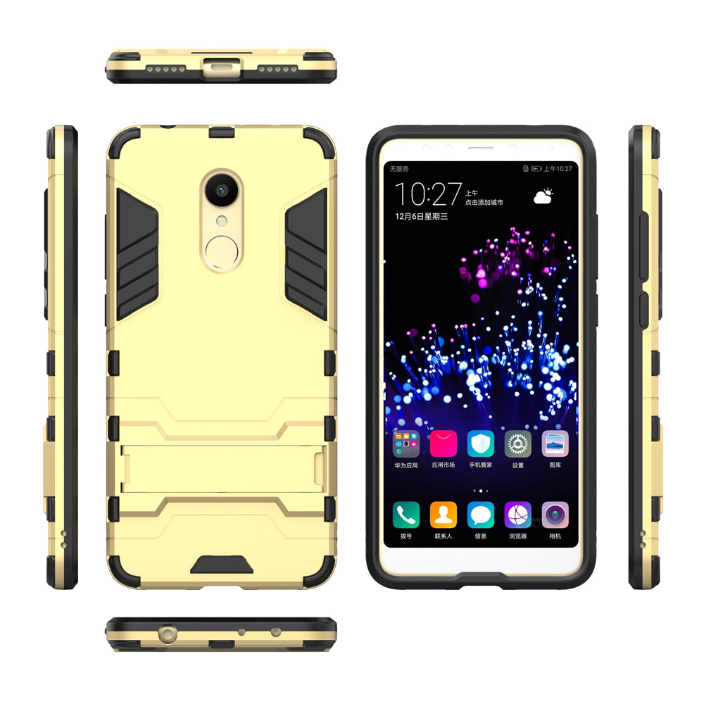 Case with Stand Back Cover Solid Colored Hard PC Material  for Xiaomi Redmi 5