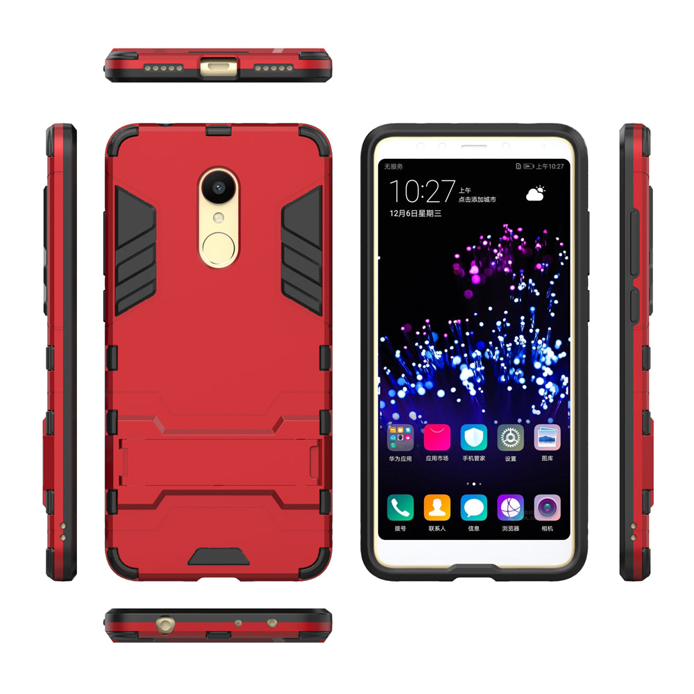 Case with Stand Back Cover Solid Colored Hard PC Material  for Xiaomi Redmi 5