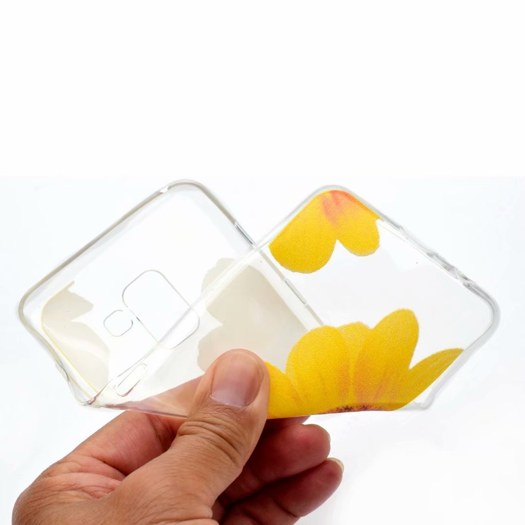 Painted TPU Phone Case for SAMSUNG A8 plus 2018/A8 2018  Fashion Shockproof  Ultra-thin soft