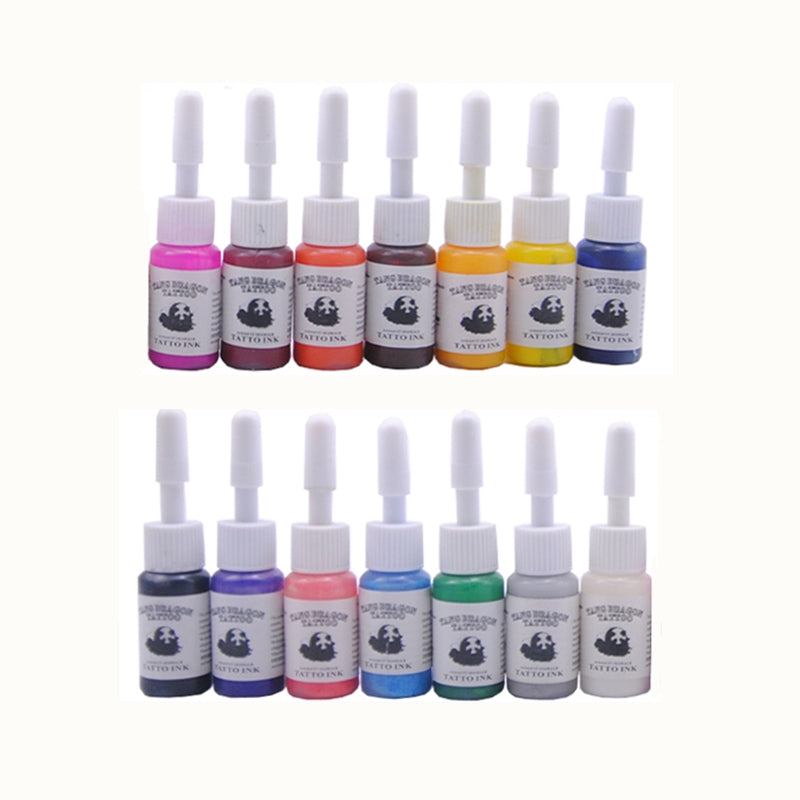 New Tattoo Power Supply Tattoo Inks Set Pigment Tattooing Supplies Kit for Beginners Tattoo Kit Set