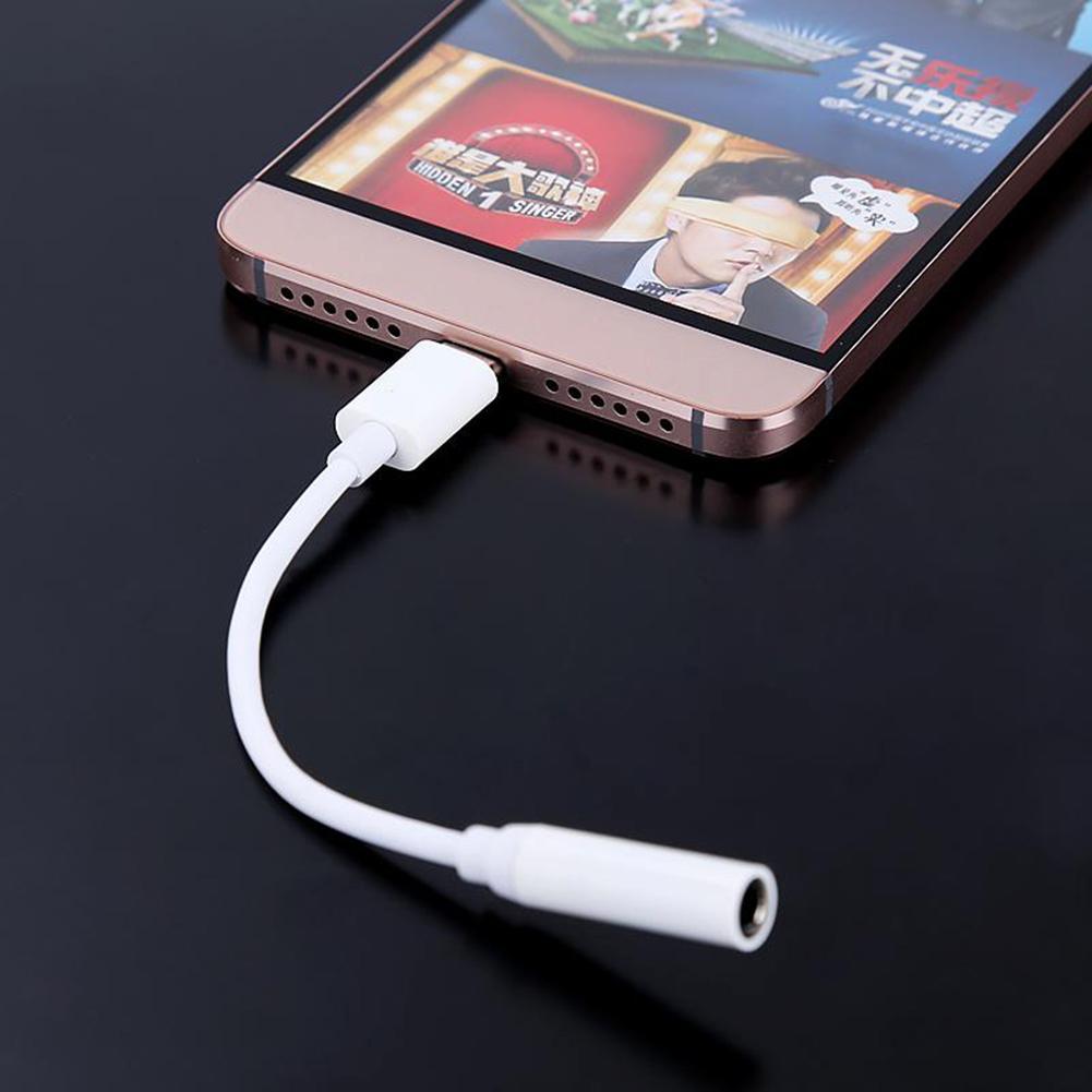Adapter connector USB-C 3.5mm earphone headset letv leeco le max 2 pro women men type-c